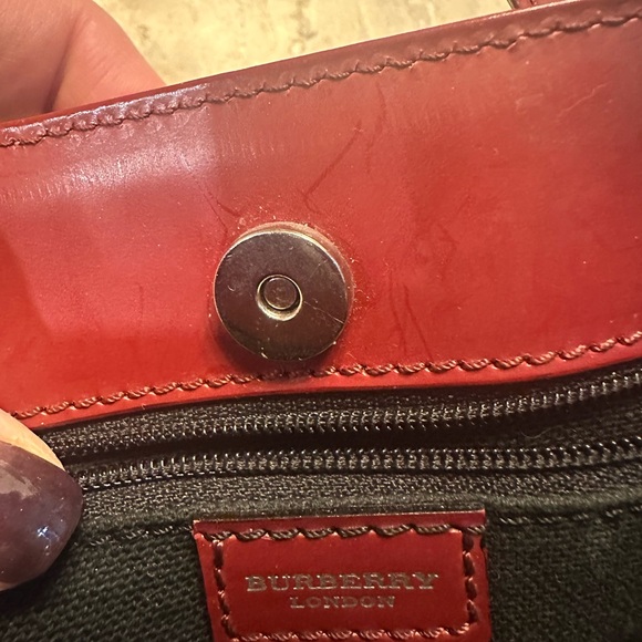 Genuine Burberry tote. Small. Excellent condition. - Picture 5 of 7